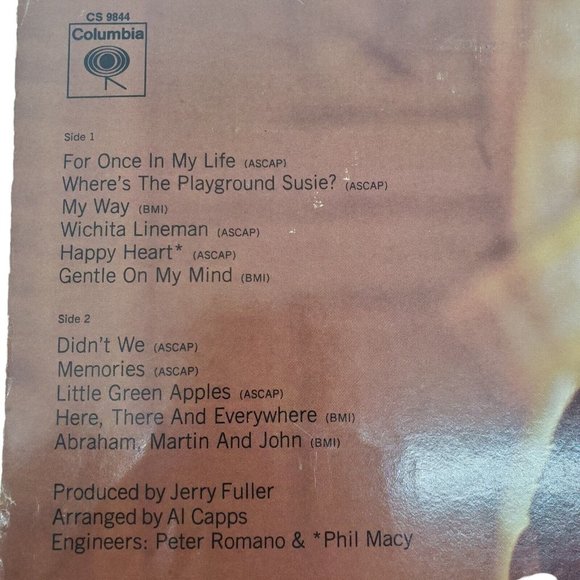 Andy Williams Happy Heart (Vinyl, 1969) Columbia CS 9844 VG LP Record Album - Picture 6 of 9